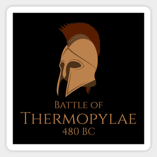 Ancient Greek History Battle Of Thermopylae - Spartan Helmet Magnet